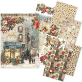 Ciao Bella Rice Paper A5 MIXED 8/Pkg Merry & Bright