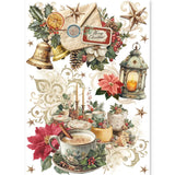 Ciao Bella Rice Paper A5 MIXED 8/Pkg Merry & Bright
