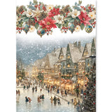 Ciao Bella Rice Paper A5 MIXED 8/Pkg Merry & Bright