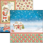 Ciao Bella Dear Santa Patterns Pad 12x12 8/Pkg