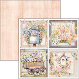 S30 CIAO BELLA Flower Shop Patterns Pad 12"x12" 8/Pkg