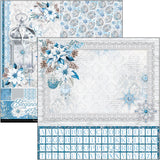 Ciao Bella Elegance of Blue Patterns Pad 12"x12" 8/Pkg