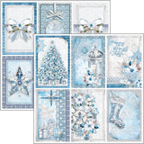 Ciao Bella Elegance of Blue Patterns Pad 12"x12" 8/Pkg