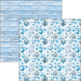 Ciao Bella Elegance of Blue Patterns Pad 12"x12" 8/Pkg