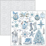 Ciao Bella Elegance of Blue Patterns Pad 12"x12" 8/Pkg