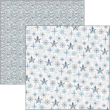 Ciao Bella Elegance of Blue Patterns Pad 12"x12" 8/Pkg