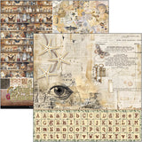 CIAO BELLA -Cabinet Of Curiosities Patterns Pad 12"x12" 8/Pkg