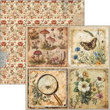CIAO BELLA -Cabinet Of Curiosities Patterns Pad 12"x12" 8/Pkg
