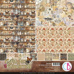 CIAO BELLA -Cabinet Of Curiosities Patterns Pad 12"x12" 8/Pkg