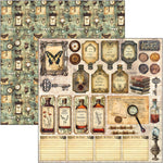 CIAO BELLA -Cabinet Of Curiosities Patterns Pad 12"x12" 8/Pkg