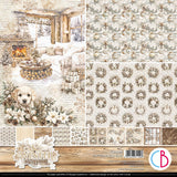Ciao Bella - Winter Season Patterns Pad 12"x12" 8/Pkg