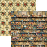 Ciao Bella Toy Shop Patterns Pad 12"x12" 8/Pkg