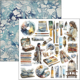 Ciao Bella An Artist Journey Patterns Pad 12"x12" 8/Pkg