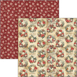 Ciao Bella Merry & Bright Patterns Pad 12"x12" 8/Pkg