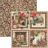 Ciao Bella Merry & Bright Patterns Pad 12"x12" 8/Pkg