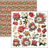 Ciao Bella Merry & Bright Patterns Pad 12"x12" 8/Pkg