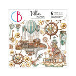 CIAO BELLA - Vellum Coral Reef Fussy Cut 6"x6" 6/Pkg