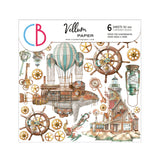 CIAO BELLA - Vellum Coral Reef Fussy Cut 6"x6" 6/Pkg