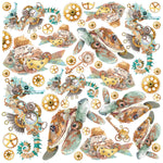 CIAO BELLA - Vellum Coral Reef Fussy Cut 6"x6" 6/Pkg