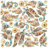 CIAO BELLA - Vellum Coral Reef Fussy Cut 6"x6" 6/Pkg