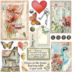 CIAO BELLA -Vellum Majestic Dream Fussy Cut 6"x6" 6/Pkg