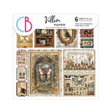 CIAO BELLA -Vellum Cabinet Of Curiosities Fussy Cut 6"x6" 6/Pkg