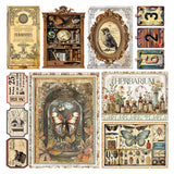 CIAO BELLA -Vellum Cabinet Of Curiosities Fussy Cut 6"x6" 6/Pkg