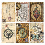 CIAO BELLA -Vellum Cabinet Of Curiosities Fussy Cut 6"x6" 6/Pkg
