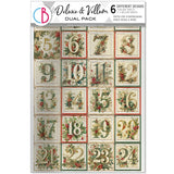 Ciao Bella Merry & Bright Deluxe Paper Silver & Vellum Dual Pack A4 MIXED 6/Pkg