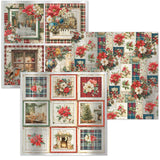 Ciao Bella Merry & Bright Deluxe Paper Silver & Vellum Dual Pack 6"x6" MIXED 6/Pkg