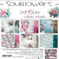 Craft O'Clock - SOULFLOWERS -A SET OF PAPERS 20,3X20,3CM - MIX