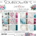 Craft O'Clock - SOULFLOWERS -A SET OF PAPERS 20,3X20,3CM - MIX