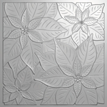 Crafter’s Companion 3D Embossing Folder 5.5”x5.5” - Christmas Poinsettia