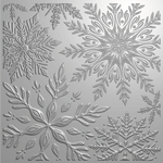 Crafter’s Companion 3D Embossing Folder 5.5”x5.5” - Stylish Snowflakes