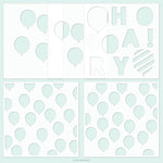 Concord & 9th - Stencil Pack, Bunch of Balloons (5pc)