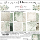 Craft O'Clock 8X8 Basics Paper Pad, Cherished Memories