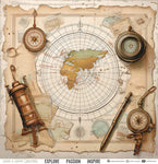 Craft O'Clock - 12X12 Paper Pad, Summer Adventures