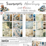 Craft O'Clock - 8X8 Mix Paper Pad, Summer Adventures