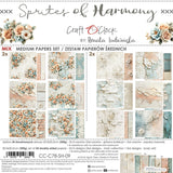 Craft O'Clock 8X8 Mix Paper Pad, Sprites of Harmony