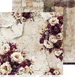 Craft O'Clock 12X12 Paper Pad, Plum & Caramel