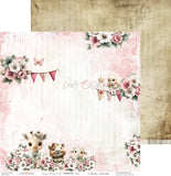 Craft O'Clock 12X12 Paper Pad, Baby Girl Universe