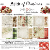 Craft O'Clock 8X8 Basics Paper Pad, Spirit of Christmas