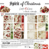Craft O'Clock 8X8 Mix Paper Pad, Spirit of Christmas