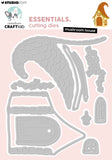 STUDIO LIGHT - Cutting Die Mushrooms House Essentials 9 Pieces