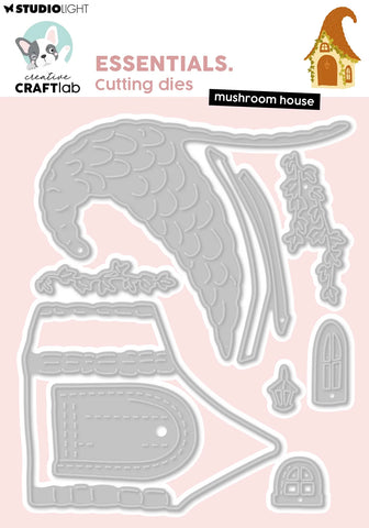 STUDIO LIGHT - Cutting Die Mushrooms House Essentials 9 Pieces