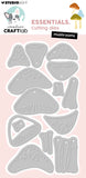STUDIO LIGHT - Cutting Die Mushrooms Essentials 14 Pieces