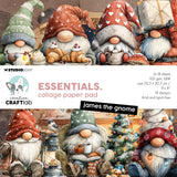 Studio Light Collage Paper Pad James The Gnome Essentials 36 Sheets