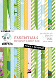 Studio Light Designer Paper Pad How's It Growing? Essentials 24 Sheets