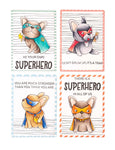 STUDIO LIGHT - CCL Clear Stamp Superhero Buddy Friendz 195x133x3mm 22 PC nr.468