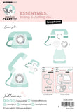 Studio Light Essentials Stamp & Cutting Die Telephone Essentials